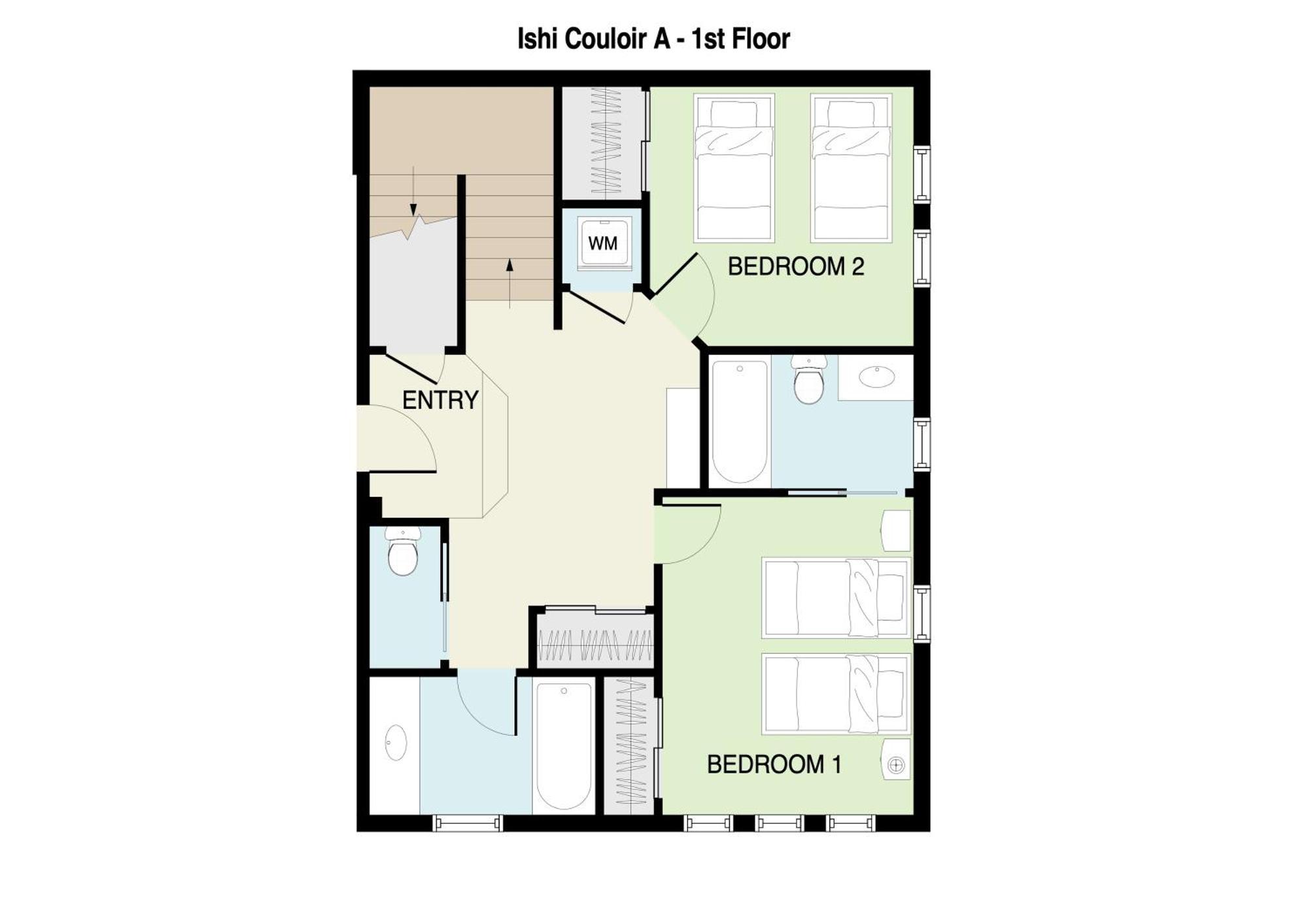 Ishi Couloir Villa Kutchan Rom bilde